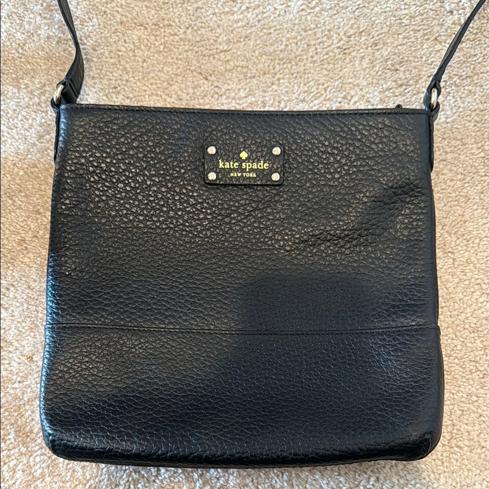Kate Spade Black Leather Crossbody Bag